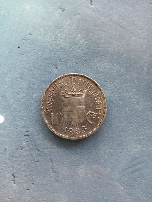 Moeda de 10 Escudos em prata