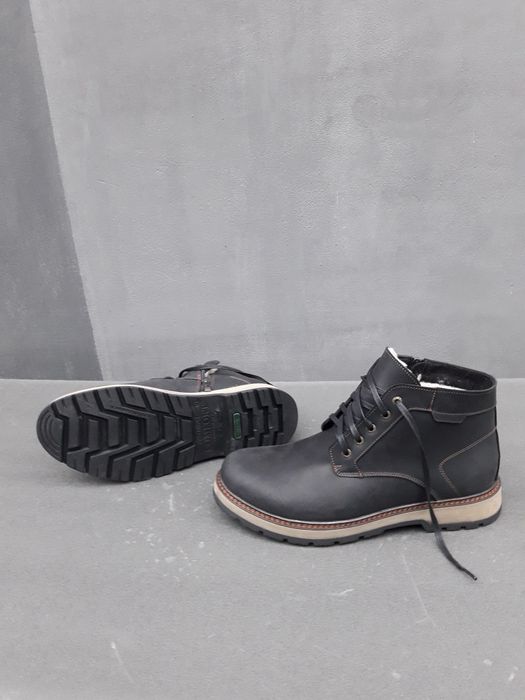 Чоловічі  чоботи зимові с натуральної шкіри