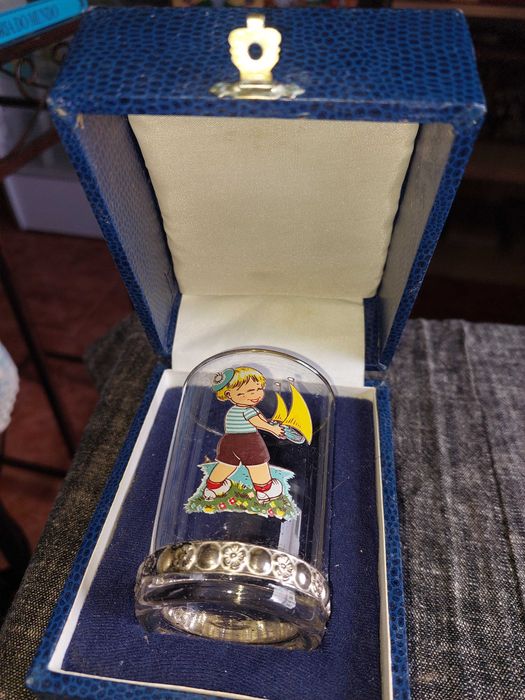 Prenda para Batizado - copo com cinta de prata