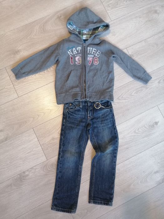 10. Zestaw paka ubrań dla chłopca r. 98 Next, H&M, Kaxs, Kappahl, Zara