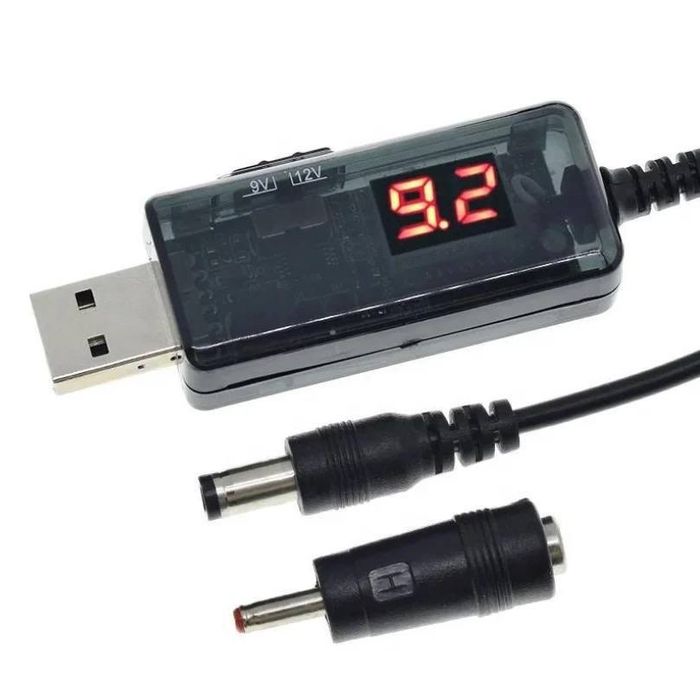 Кабель живлення для Wi-Fi Роутера 9v-12v з перехідником.