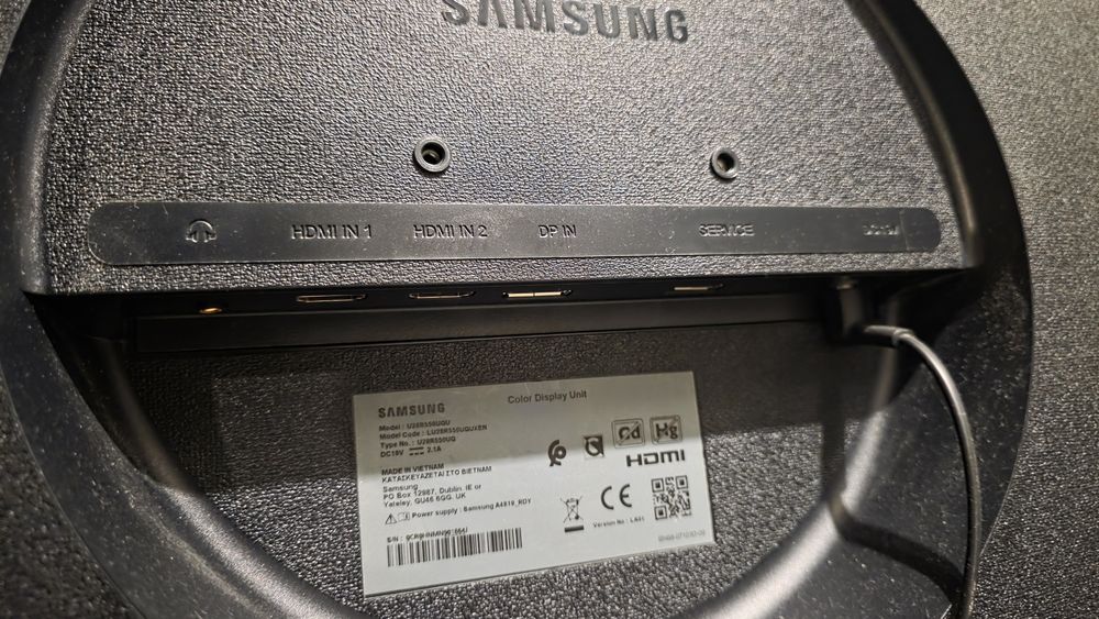 Monitor Samsung 28'' UR55 (LU28R554UQUXZG)