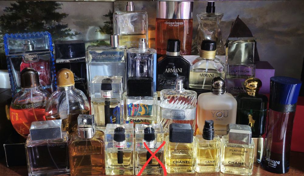 Весняний розпродаж чоловічих парфумів (флакони та на розпив)
