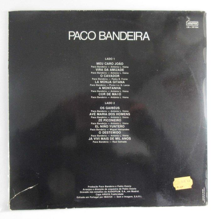 PACO BANDEIRA - Amigos, Amigos... (LP)