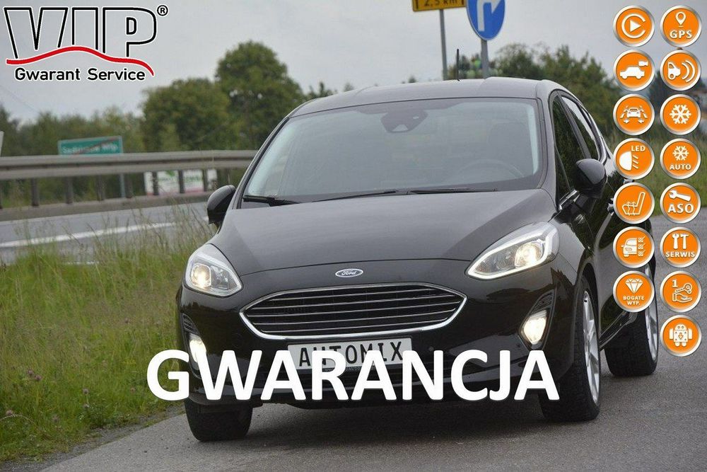 Ford Fiesta 1.0 EcoBoost doinwestowany gwarancja przebiegu pakiet zimowy kamera