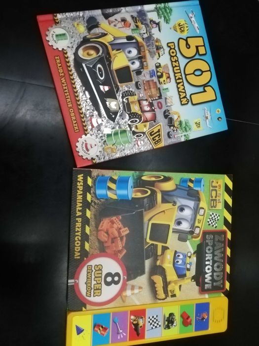 Zestaw książek koparki JCB
