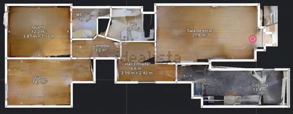Apartamente T2 - Ultimo Piso-Travessa Tenente valadim