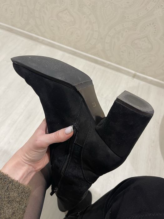 Ботфорти велюрові жіночі