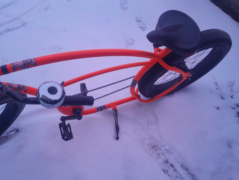 Rower cruiser szeroka stal