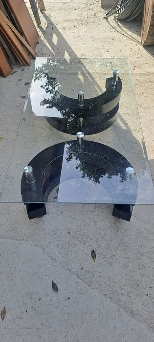 Mesas de centro com tampo de vidro