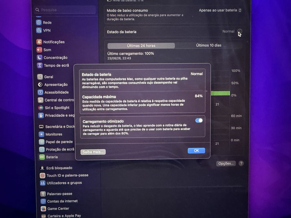 Macbook Air M1 13,3 polegadas