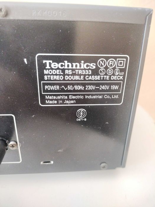 Technics RS-TR333 deck
