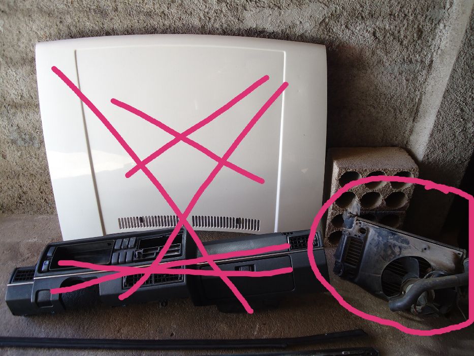 Peças VW Golf II 1200cc, de 1990