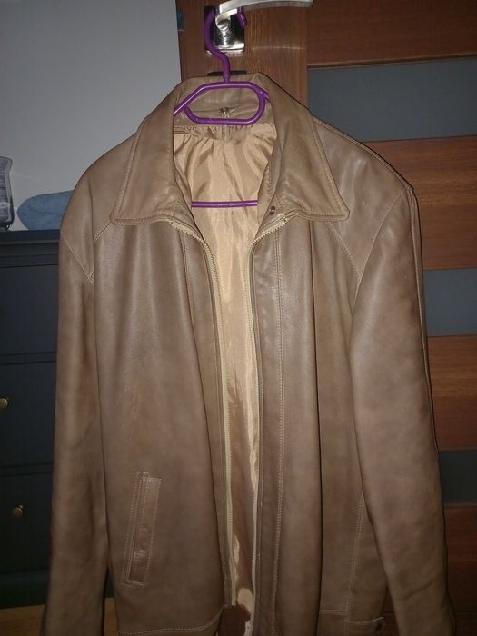 Kurtka skórzana męska