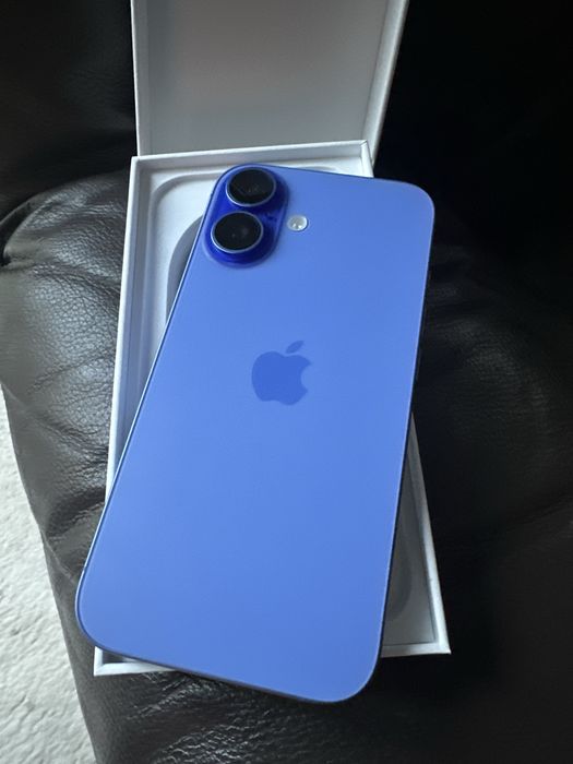 Iphone 16 128 gb kolor niebieski - 98% baterii