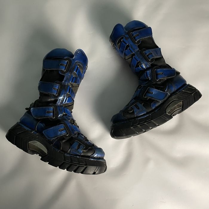 Рідкісні вінтажні черевики New Rock