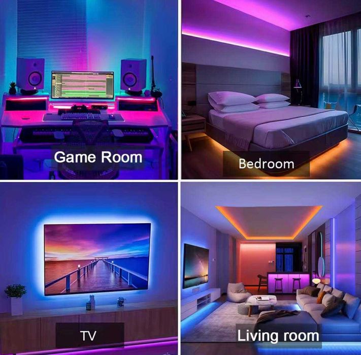 Светодиодная лента 10-20м RGB