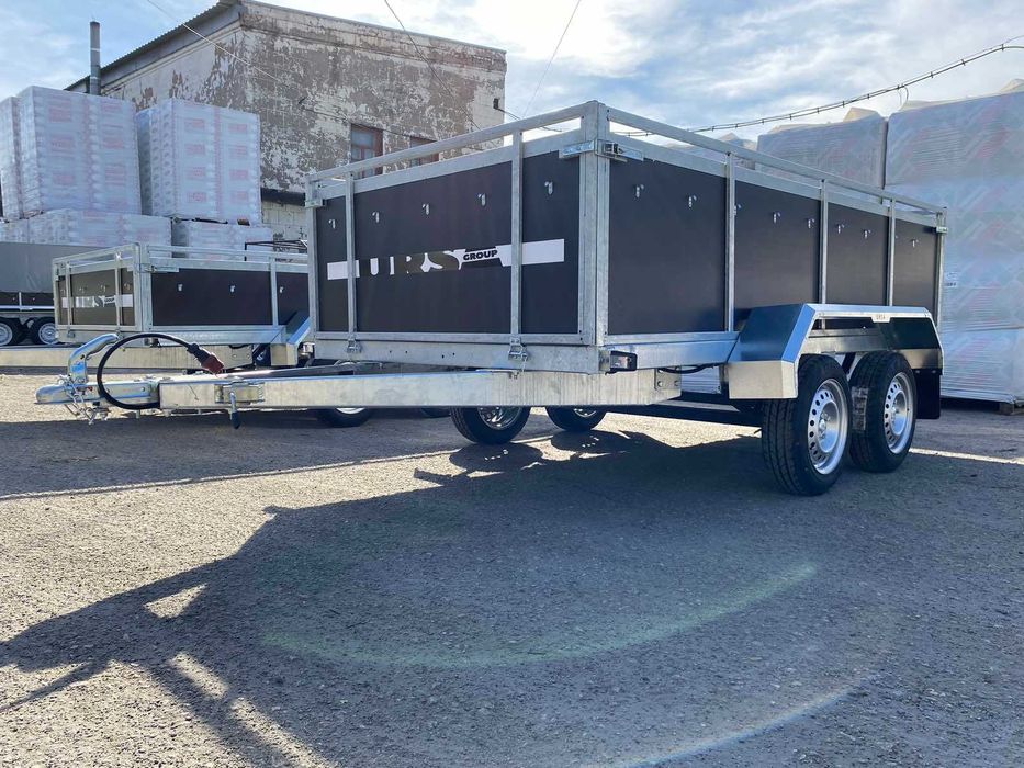 Прицеп двухосный. 2500х1500. Борт 700 мм.