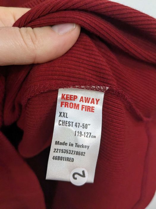 Burton longsleeve czerwony rozm. XXL