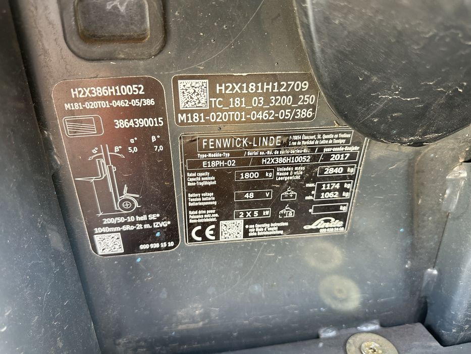 LINDE E18 EVO електричний 2017 рік