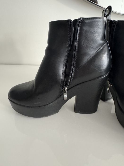 Botins Seaside tamanho 37 pretos bom estado