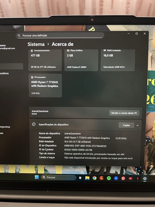 Lenovo IdeaPad Pro 5 (14”) – Ryzen 7 7735HS   | 2K+ | Dolby Atmos