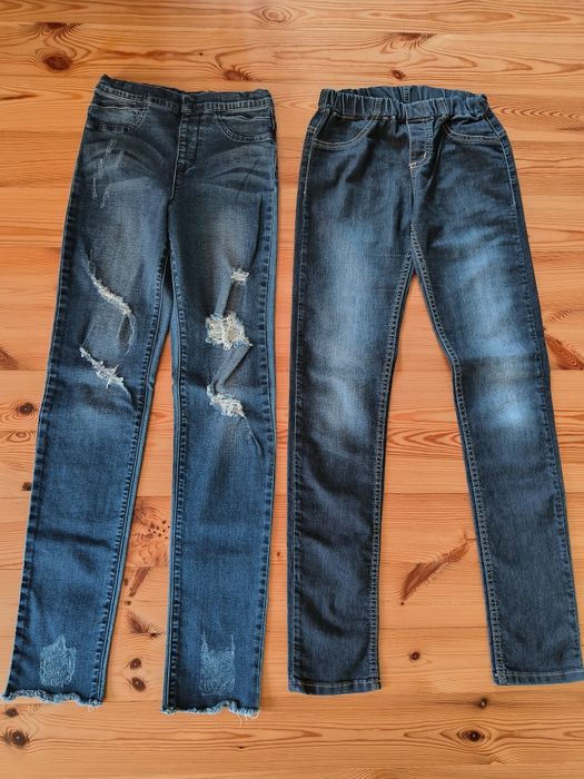 Jeansy, spodnie, skinny, joggery.