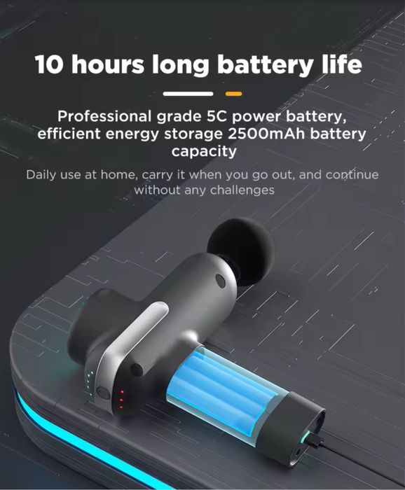 ‼️Ударний масажер Booster Lightsaber Mini перкусійний масажер для тіла