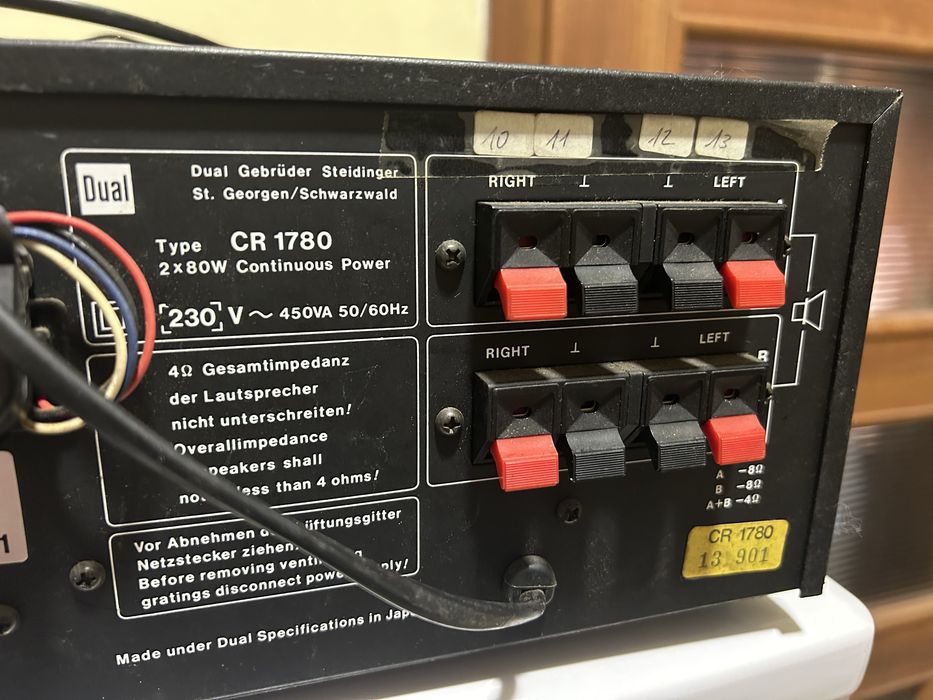 Dual CR 1780 amplituner vintage Japan 1980r