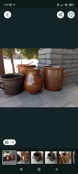 Garnki gliniane i dzban