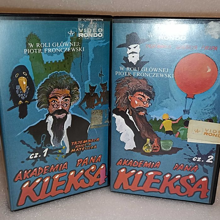 Kasety Akademia Pana Kleksa VHS Video Rondo