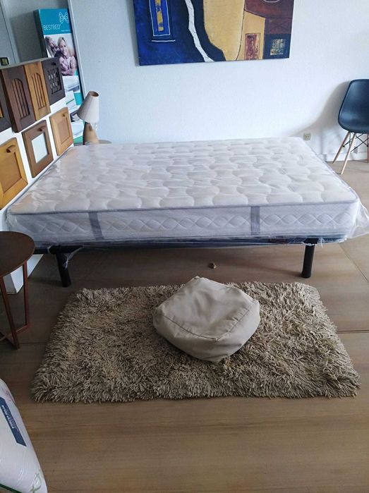 Colchão casal 195 x 140 Ortopédico Plus, NOVO