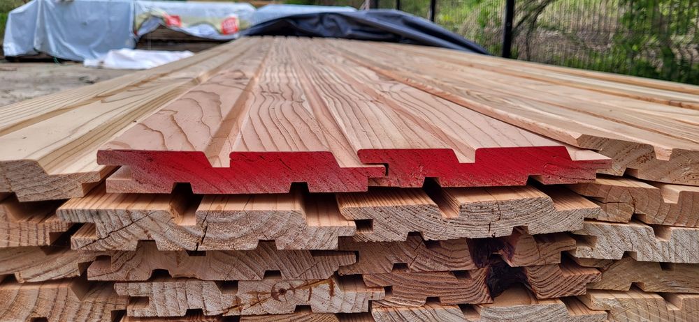 Podbitka elewacyjna modrzew i daglezja 22 x 146mm