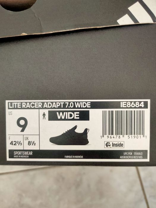 Кросівки Adidas Lite Racer Adapt 7.0 42-43 США