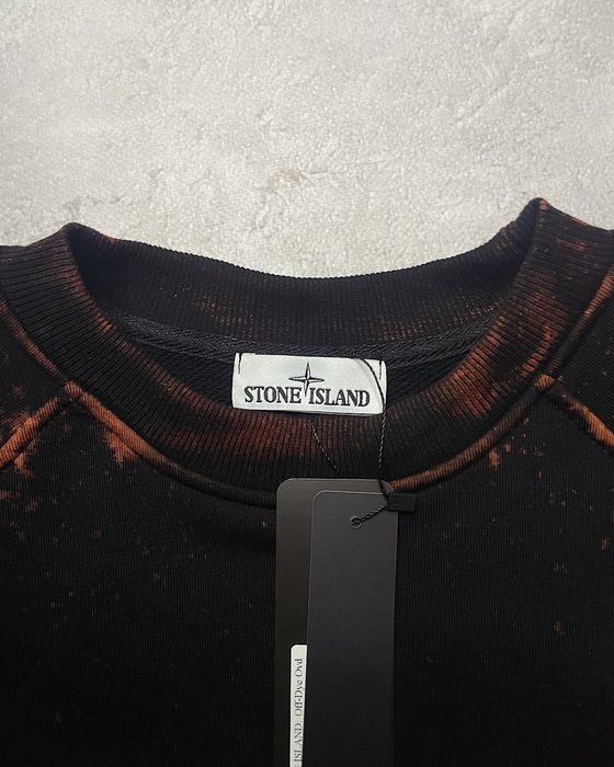 OFF DYE sweatshirts si model: Black