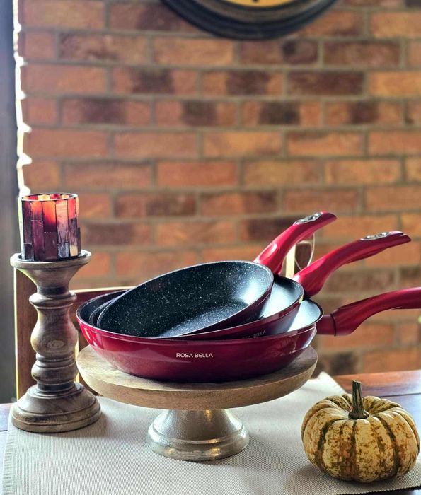 Zestaw Patelni ceramiczno Marmurowych