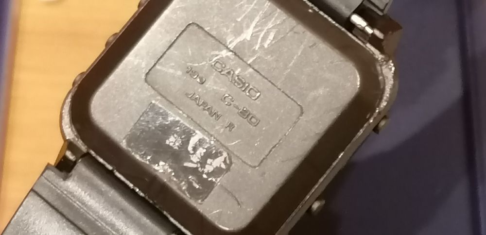 Casio c-80 calculadora cor castanho/chocolate com caixa e papeis