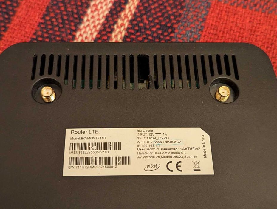 Швидкісний модем роутер 4g GSM LTE Wi-Fi Ortel BC-MGST711H всі операт.
