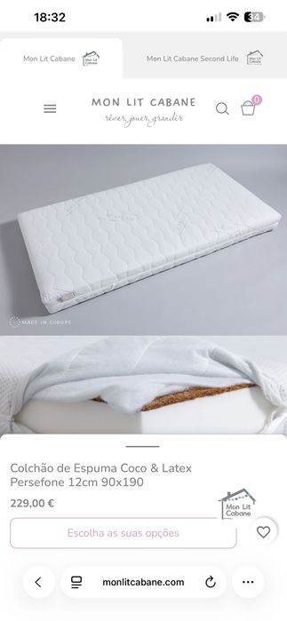 Vendo cama de criança 90x190cm