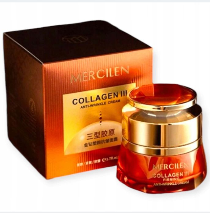 MERCILEN Collagen III – Efekt Wygładzenia i Ujędrnienia Skóry | Krem 5