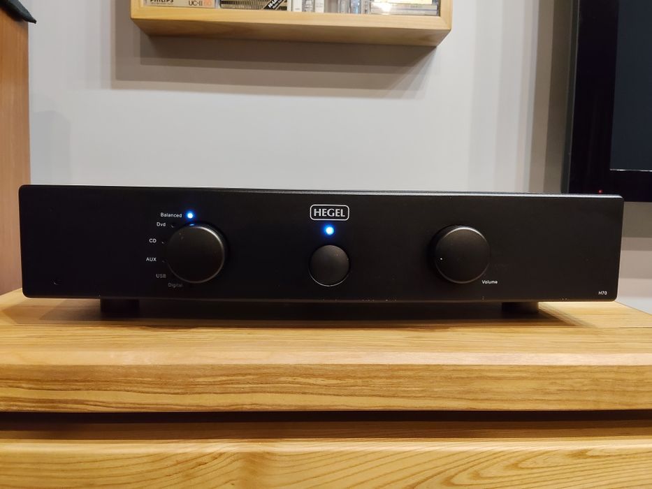 Wzmacniacz Hegel H70 z Dac, XLR, toslink, coaxial