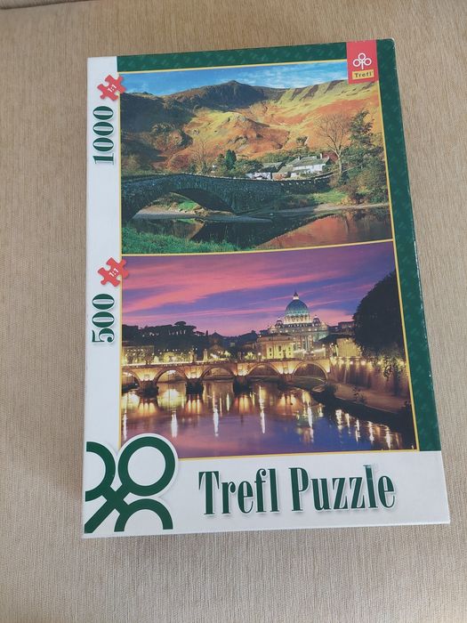 Puzzle trefl 1000 + 500 elementów