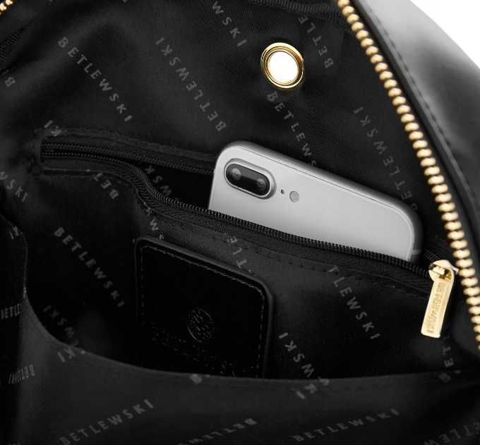 Betlewski plecak miejski BPF-02 czarny ttst689