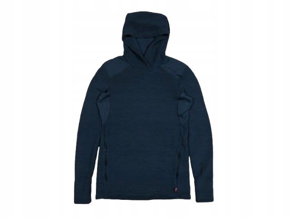 ACLIMA Bluza Damska z Kapturem Wełna Merino Logo r. M