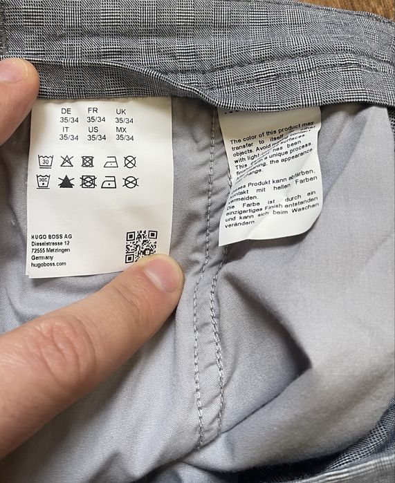 Штани брюки hugo boss slim 35