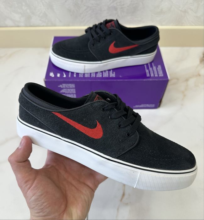 ОНИГІНАЛ Nike Stefan Janoski SB GS 'Black University Red' 525104-028