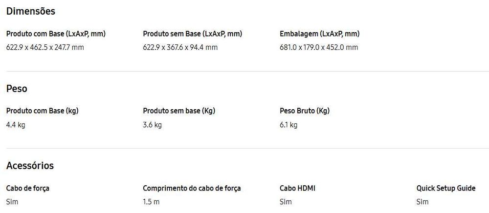 Monitor Curvo Samsung 27" FHD CF390