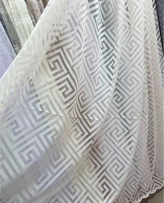 Тренд! Тюль ромб жакард турецька гардины фіранки шторы