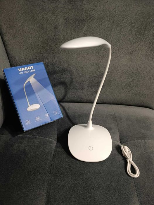 Lampka LED przenośna USB 3 tryby świecenia LED dotykowa