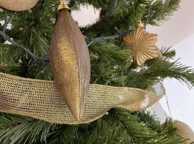 Árvore de natal com enfeites